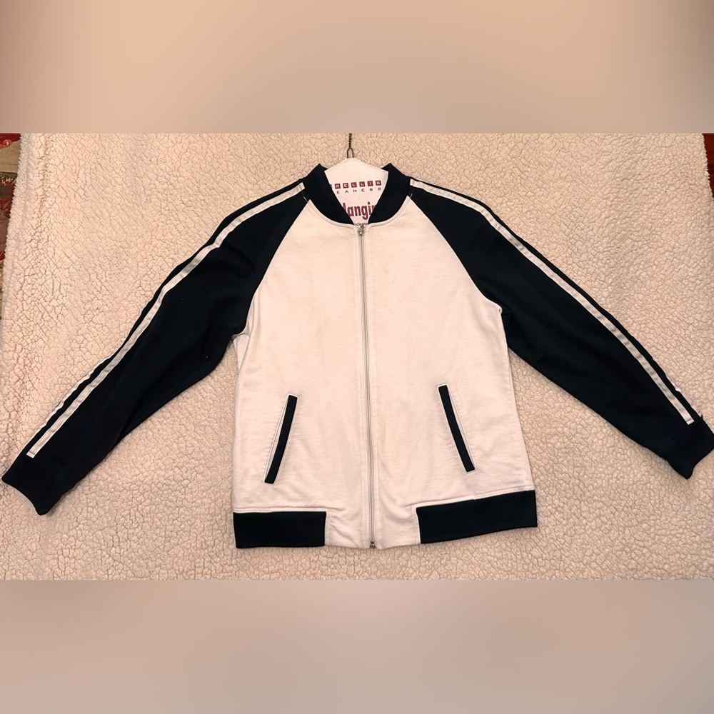 R.J. Collection warmup small ladies track workout jacket hoodie y2k vintage